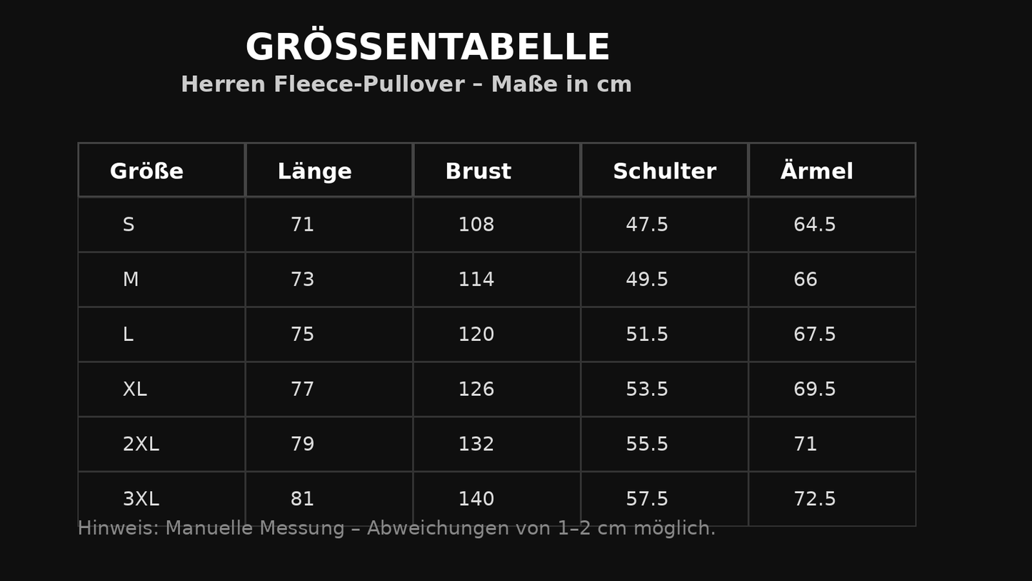 Herren Fleece-Pullover mit Rundhalsausschnitt – Locker & Warm