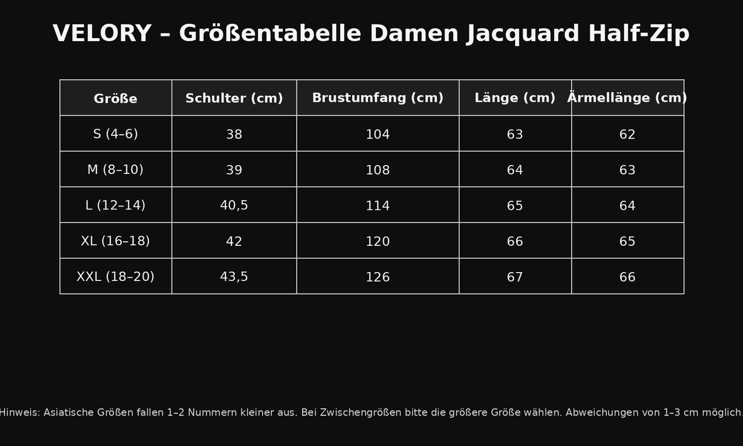 Damen Jacquard Half-Zip Pullover – Klassisch, warm & bequem