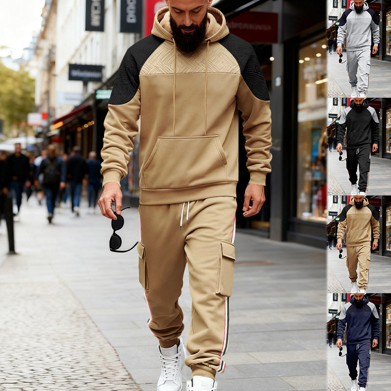 Herren Zweiteiler aus Wildleder-Optik – Slim Fit