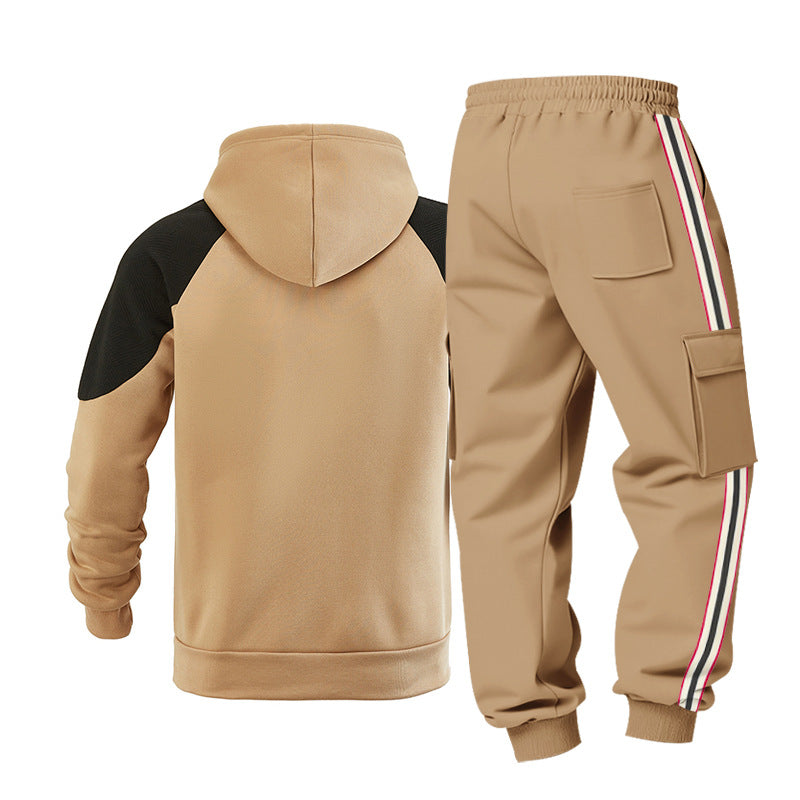 Herren Zweiteiler aus Wildleder-Optik – Slim Fit