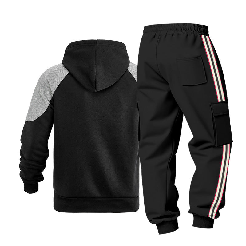 Herren Zweiteiler aus Wildleder-Optik – Slim Fit