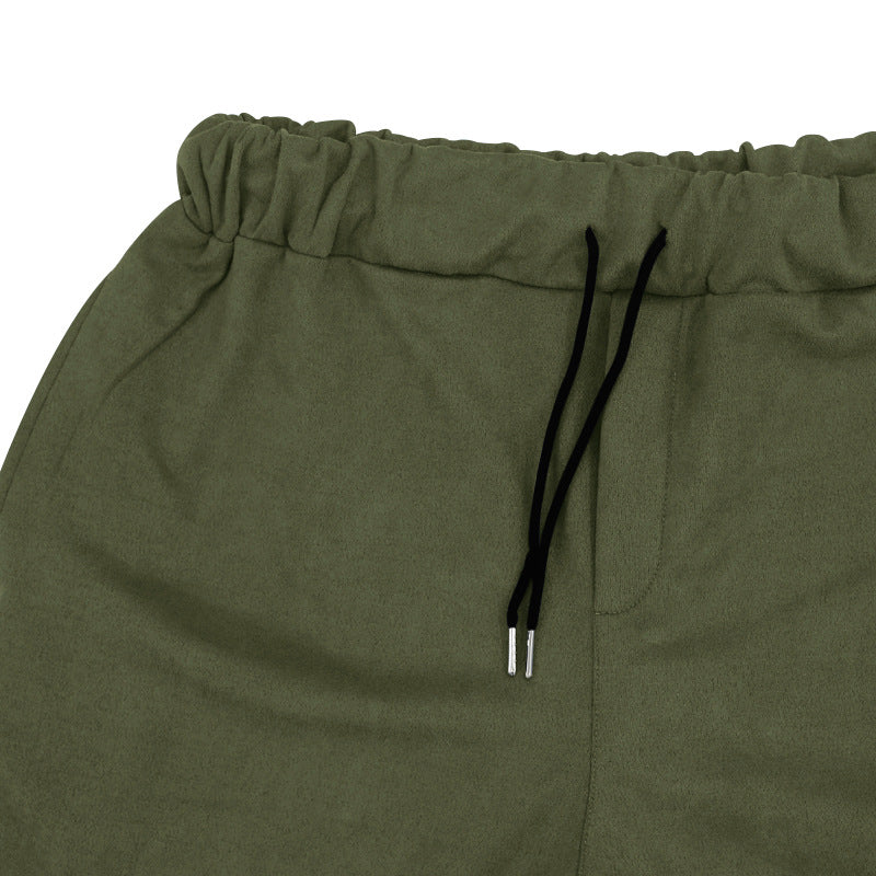 Herren Zweiteiler aus Wildleder-Optik – Slim Fit