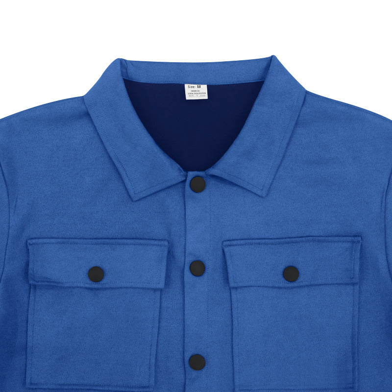 Herren Zweiteiler aus Wildleder-Optik – Slim Fit