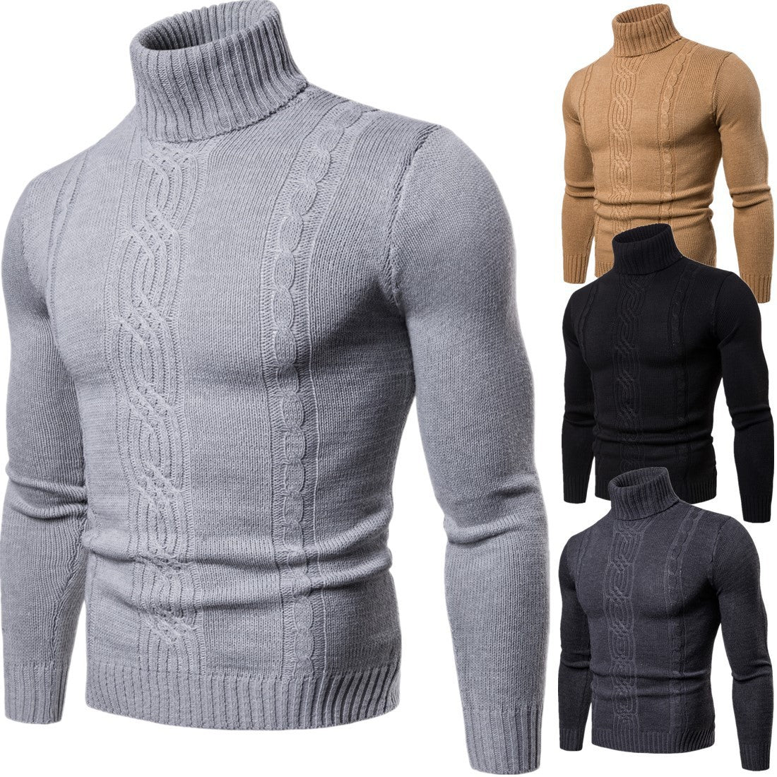 Jacquard Herrenpullover – Klassisch & Bequem