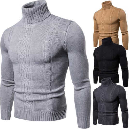 Jacquard Herrenpullover – Klassisch & Bequem