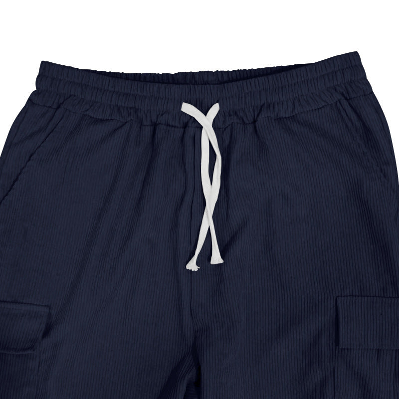 Herren Cargo Hose im Retro-Look – Lockerer Schnitt & Vielseitige Taschen