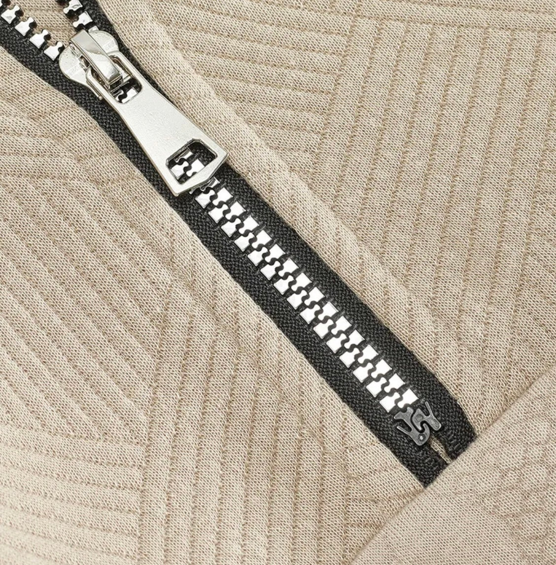 Herren Strickpullover – Warmer Winterpullover mit Reißverschluss | Weiches Jacquard-Muster | Kuschelig & Stilvoll