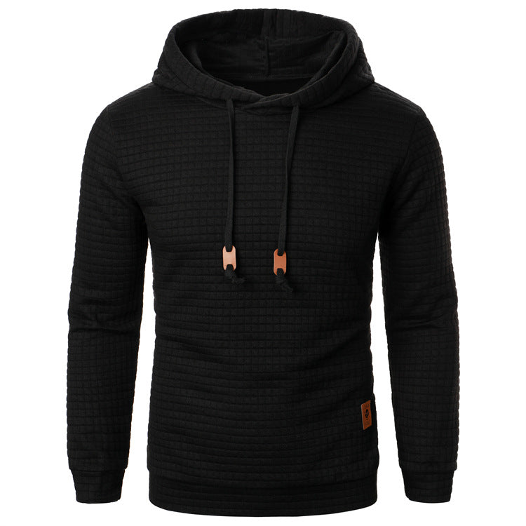 Herren Jacquard Hoodie – Slim Fit
