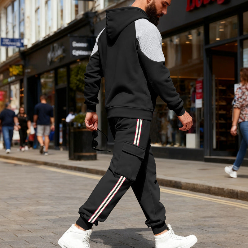 Herren Zweiteiler aus Wildleder-Optik – Slim Fit