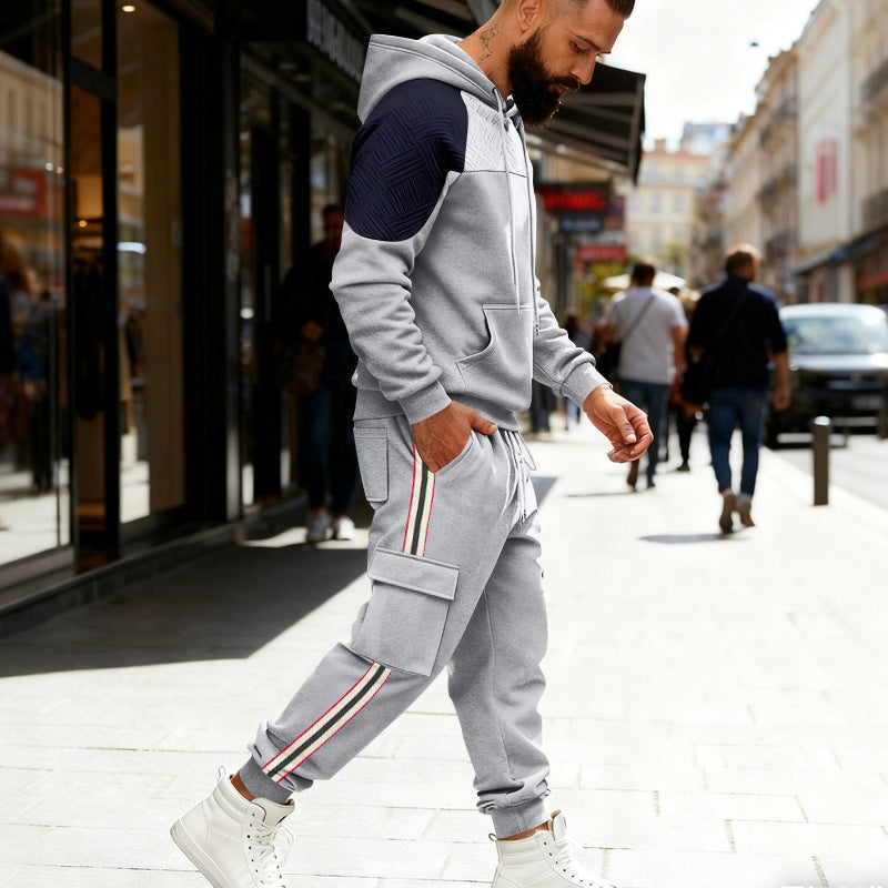 Herren Zweiteiler aus Wildleder-Optik – Slim Fit