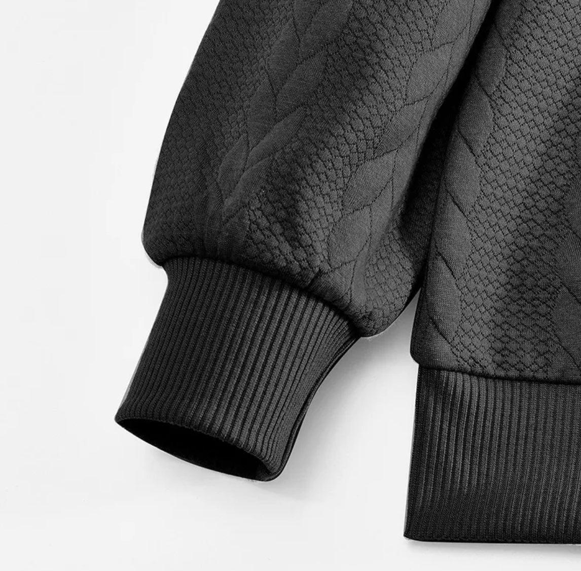 Herren Strickpullover – Warmer Winterpullover mit Reißverschluss | Weiches Jacquard-Muster | Kuschelig & Stilvoll