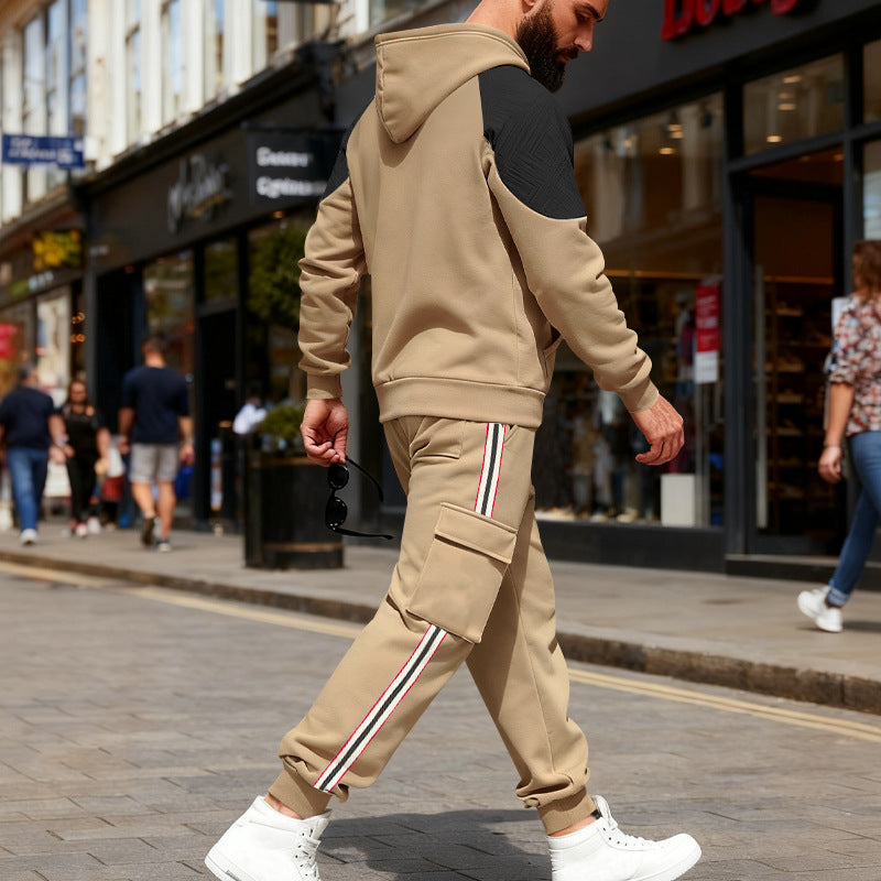 Herren Zweiteiler aus Wildleder-Optik – Slim Fit