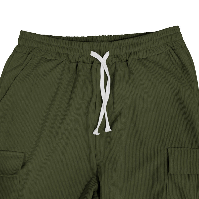 Herren Cargo Hose im Retro-Look – Lockerer Schnitt & Vielseitige Taschen