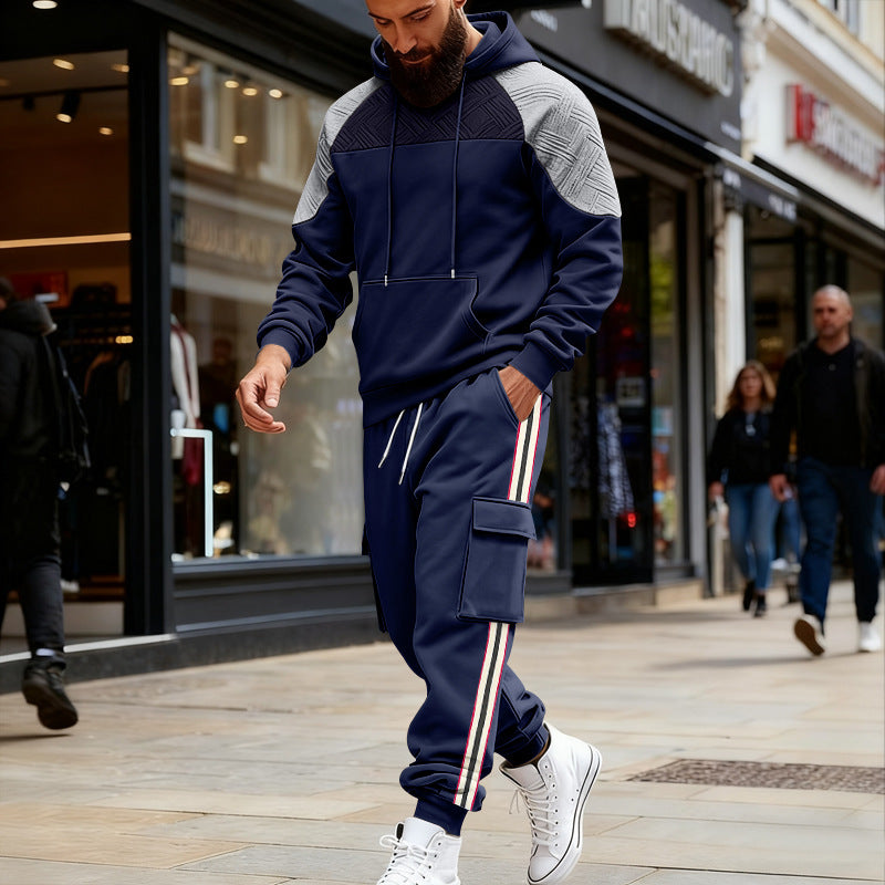 Herren Zweiteiler aus Wildleder-Optik – Slim Fit