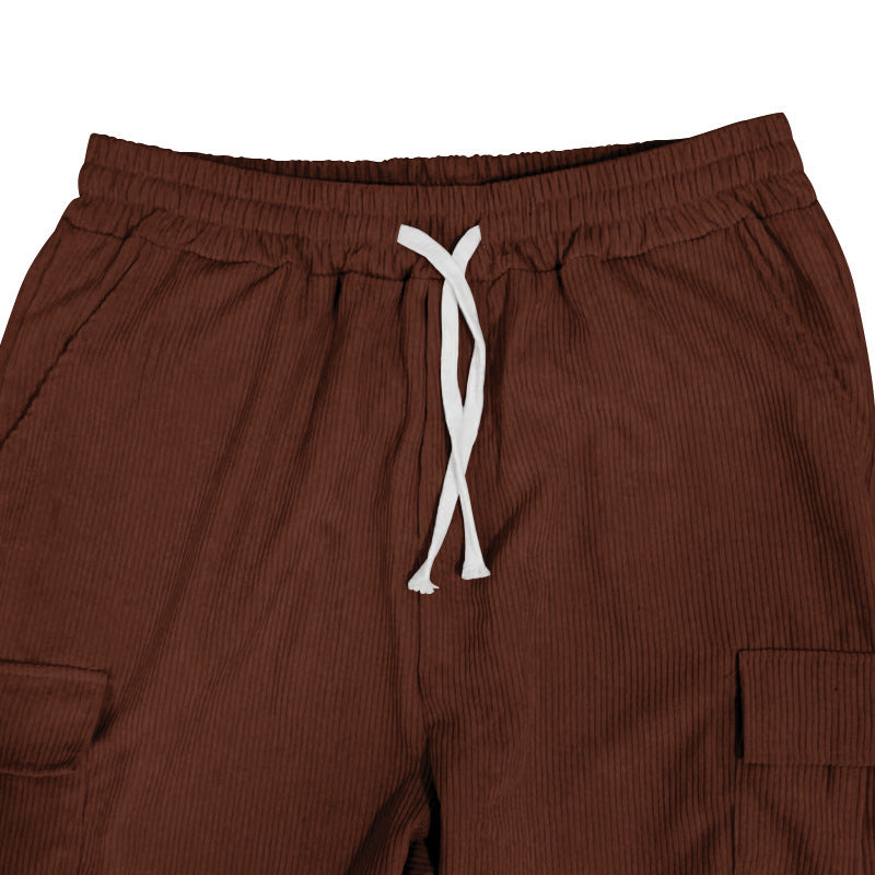 Herren Cargo Hose im Retro-Look – Lockerer Schnitt & Vielseitige Taschen