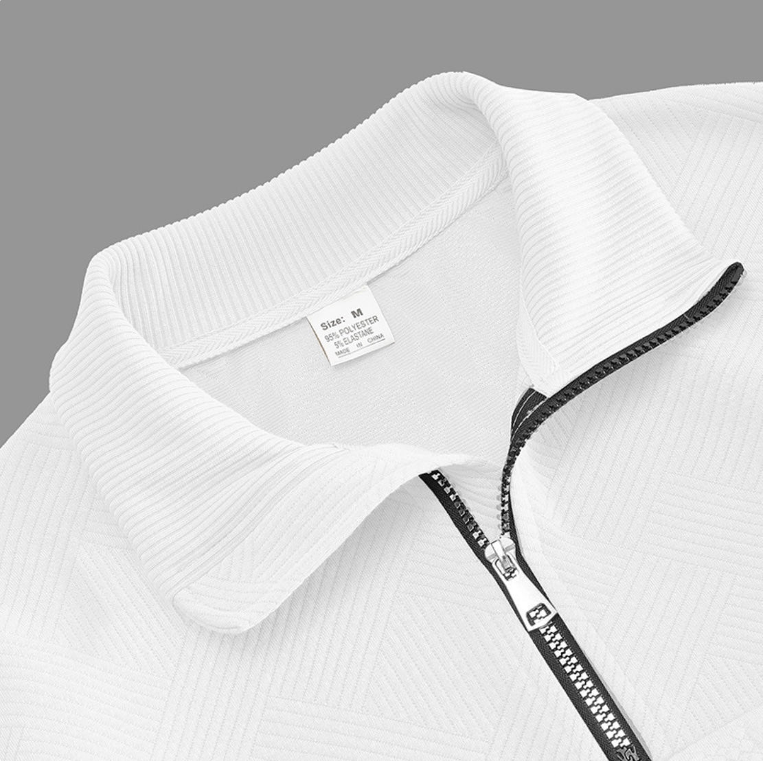 Herren Strickpullover – Warmer Winterpullover mit Reißverschluss | Weiches Jacquard-Muster | Kuschelig & Stilvoll