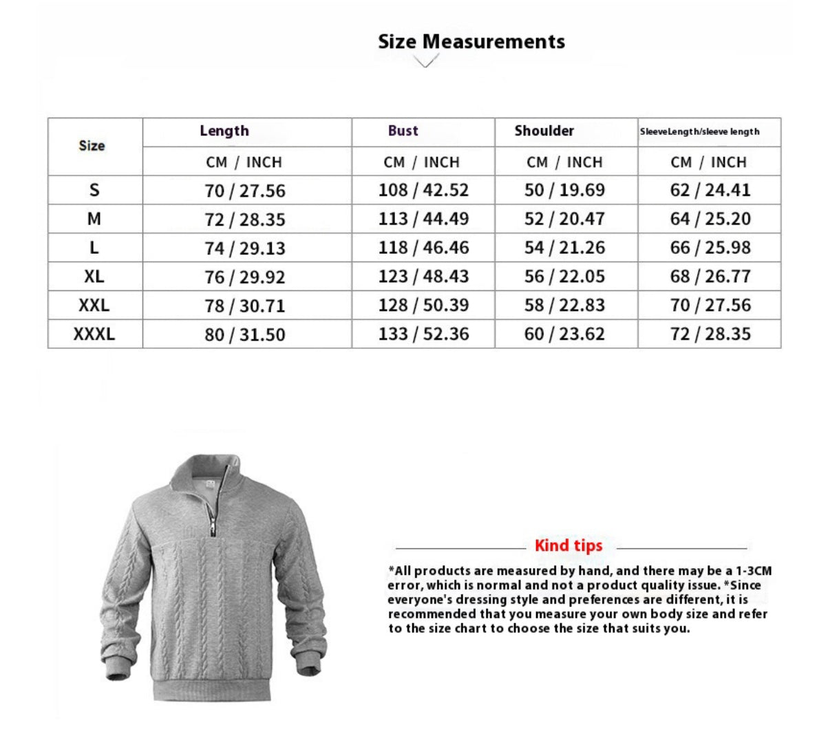 Herren Strickpullover – Warmer Winterpullover mit Reißverschluss | Weiches Jacquard-Muster | Kuschelig & Stilvoll