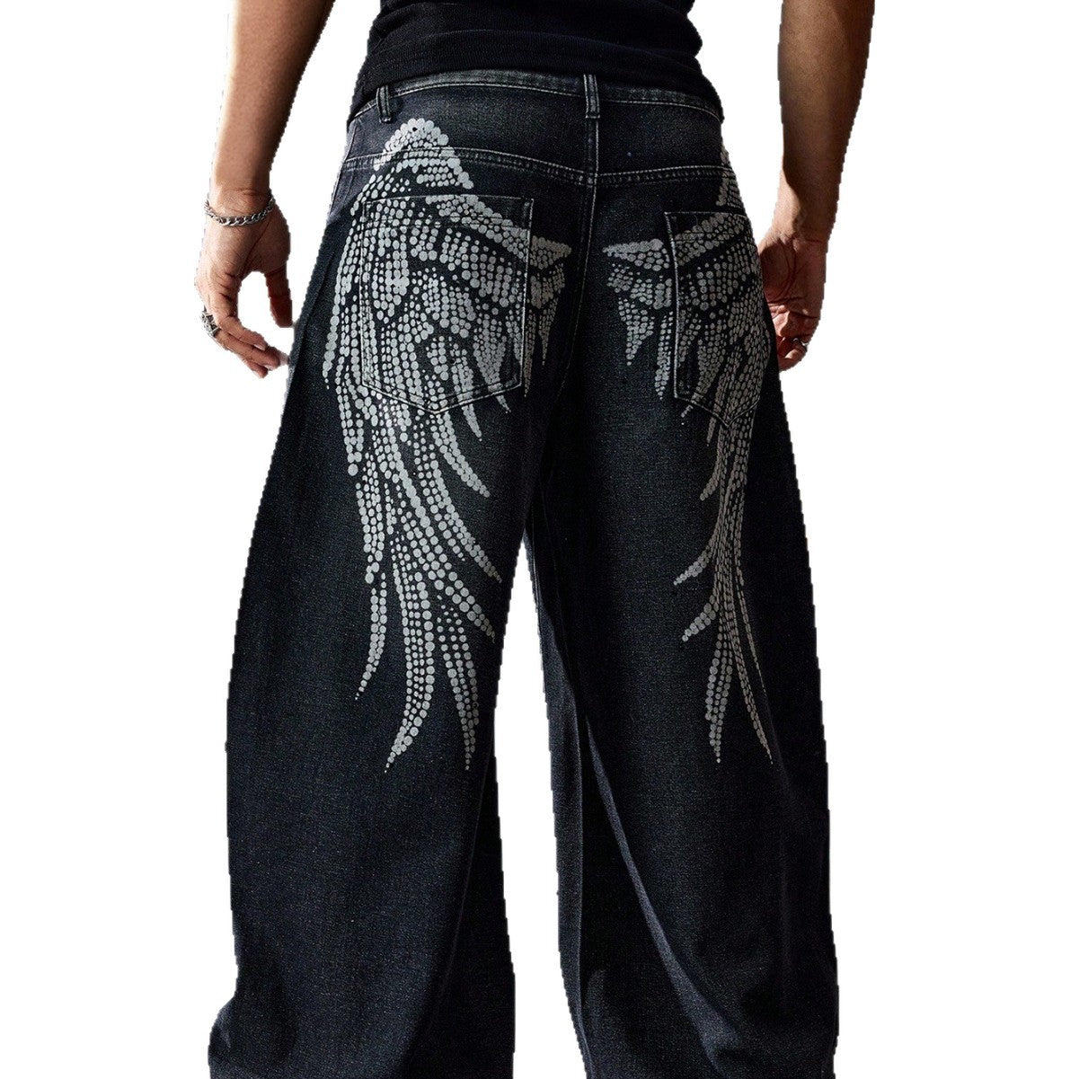 Herren Denim Jeans im Street-Look – Waschung & leichte Schlagform