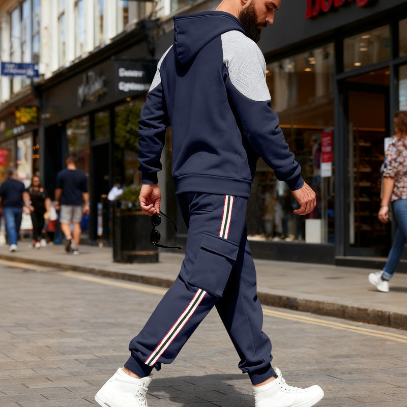 Herren Zweiteiler aus Wildleder-Optik – Slim Fit