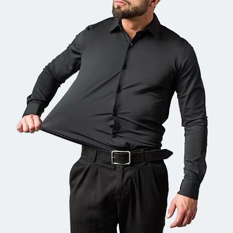 Herren Slim Fit Stretchhemd – Bügelfrei & Elegant