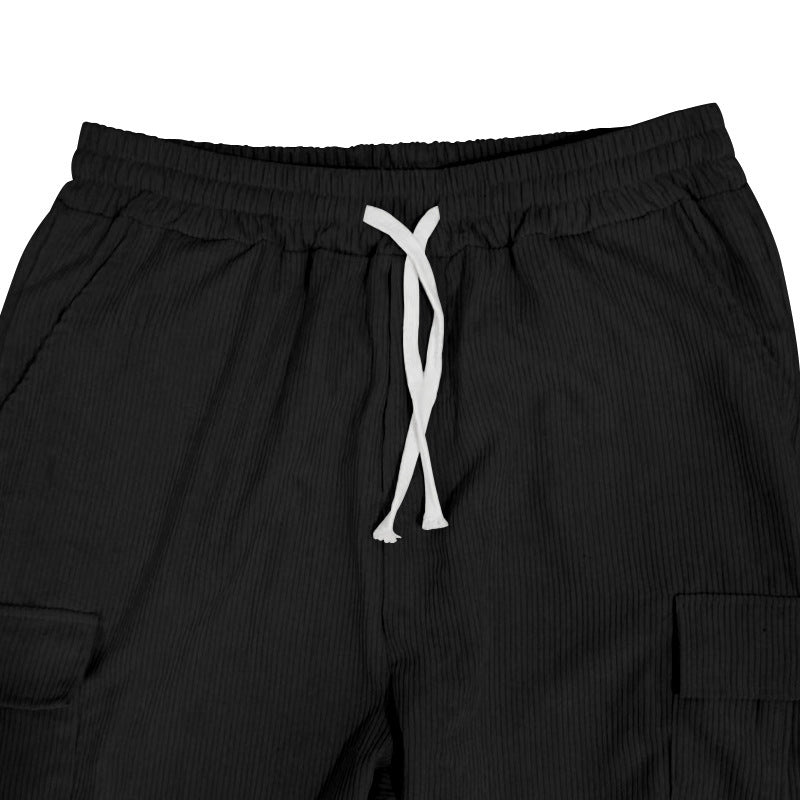 Herren Cargo Hose im Retro-Look – Lockerer Schnitt & Vielseitige Taschen