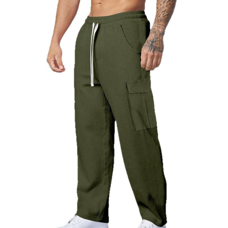 Herren Cargo Hose im Retro-Look – Lockerer Schnitt & Vielseitige Taschen