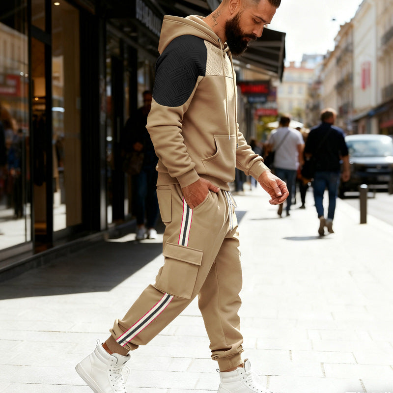 Herren Zweiteiler aus Wildleder-Optik – Slim Fit