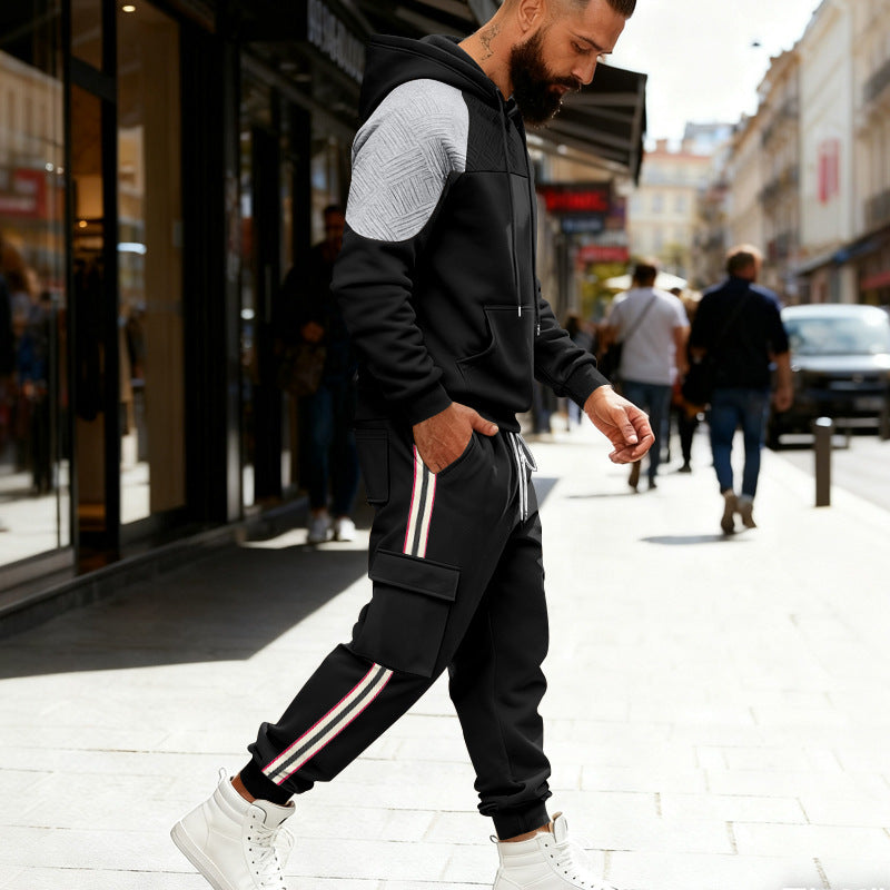 Herren Zweiteiler aus Wildleder-Optik – Slim Fit