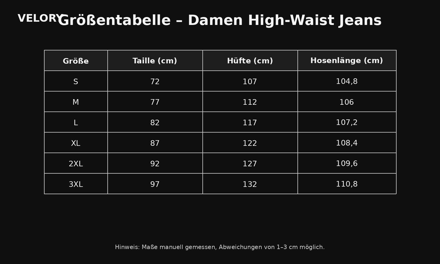 Elegante High-Waist Damenjeans – Figurformend & Zeitlos